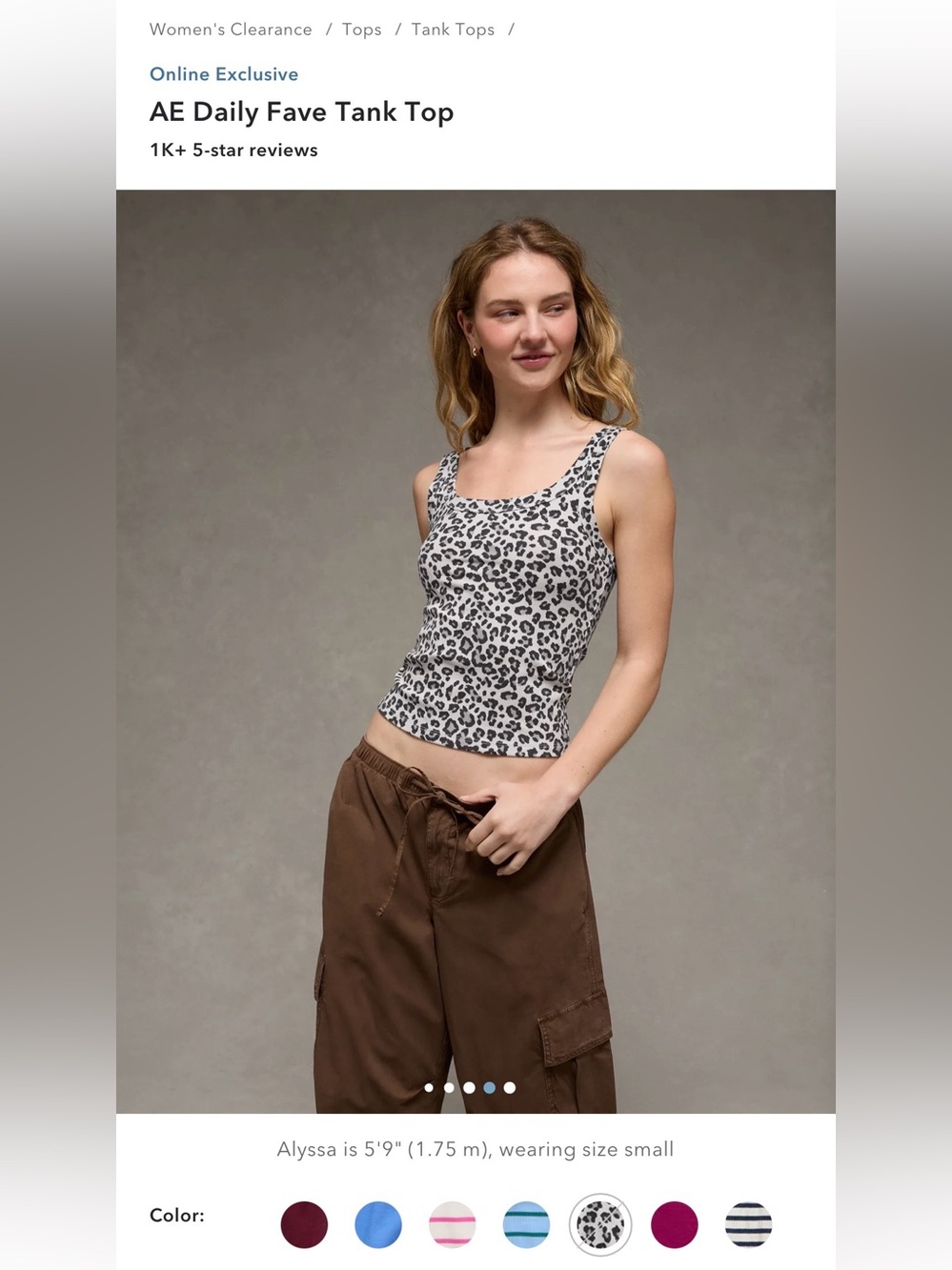 American Eagle AE Daily Fave Tank Top